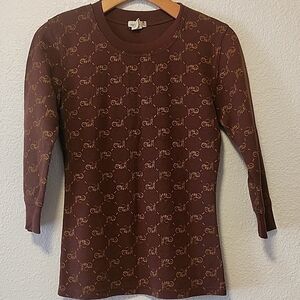 O'Neill Brown & Gold Thermal Shirt